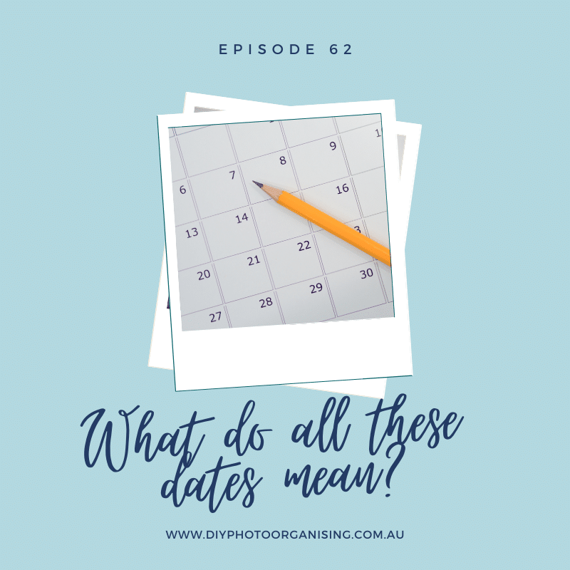 What do all these dates mean?