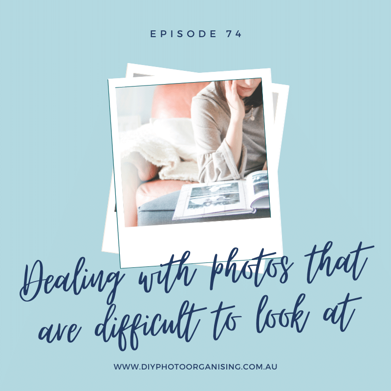 Dealing with photos that are difficult to look at