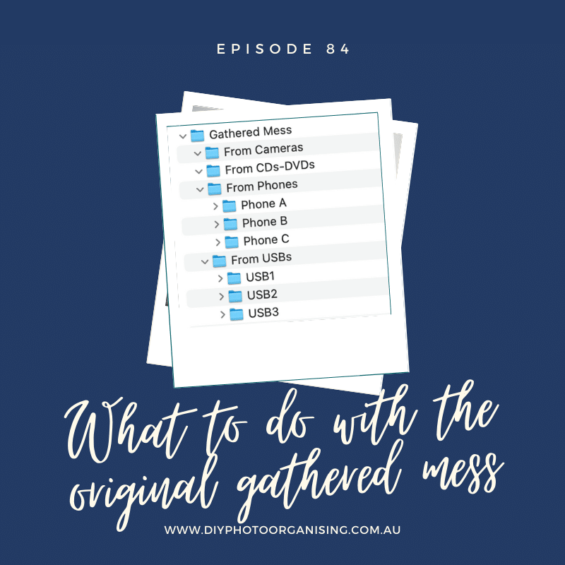 What to do with the original gathered mess