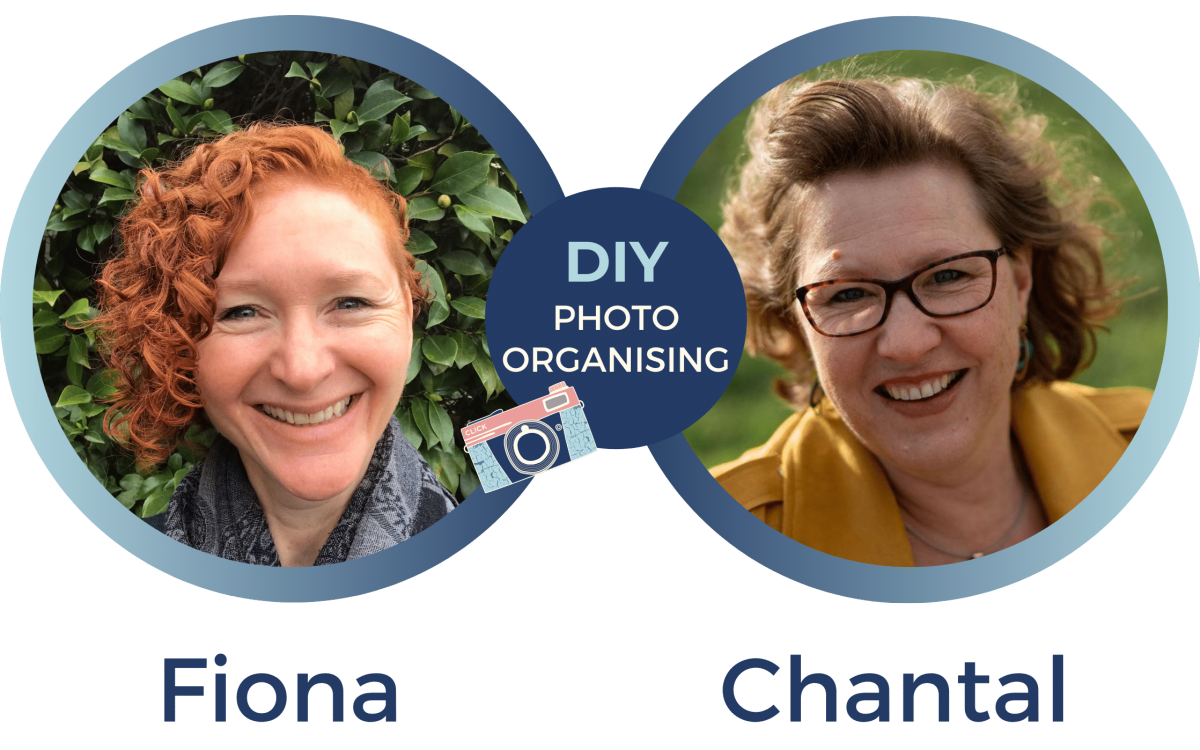 Fiona and Chantal DIY Photo Organising